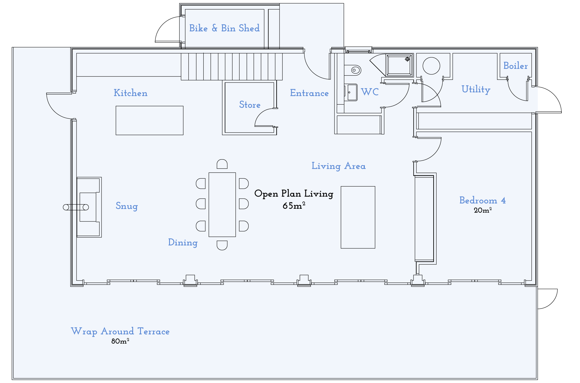 12 Longdoles Bank Floorplan - Ground Floor