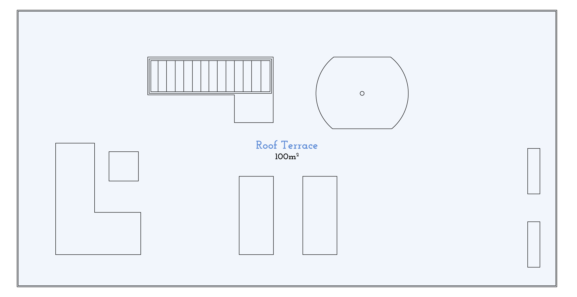 16 Huntsman Floorplan - Roof Terrace