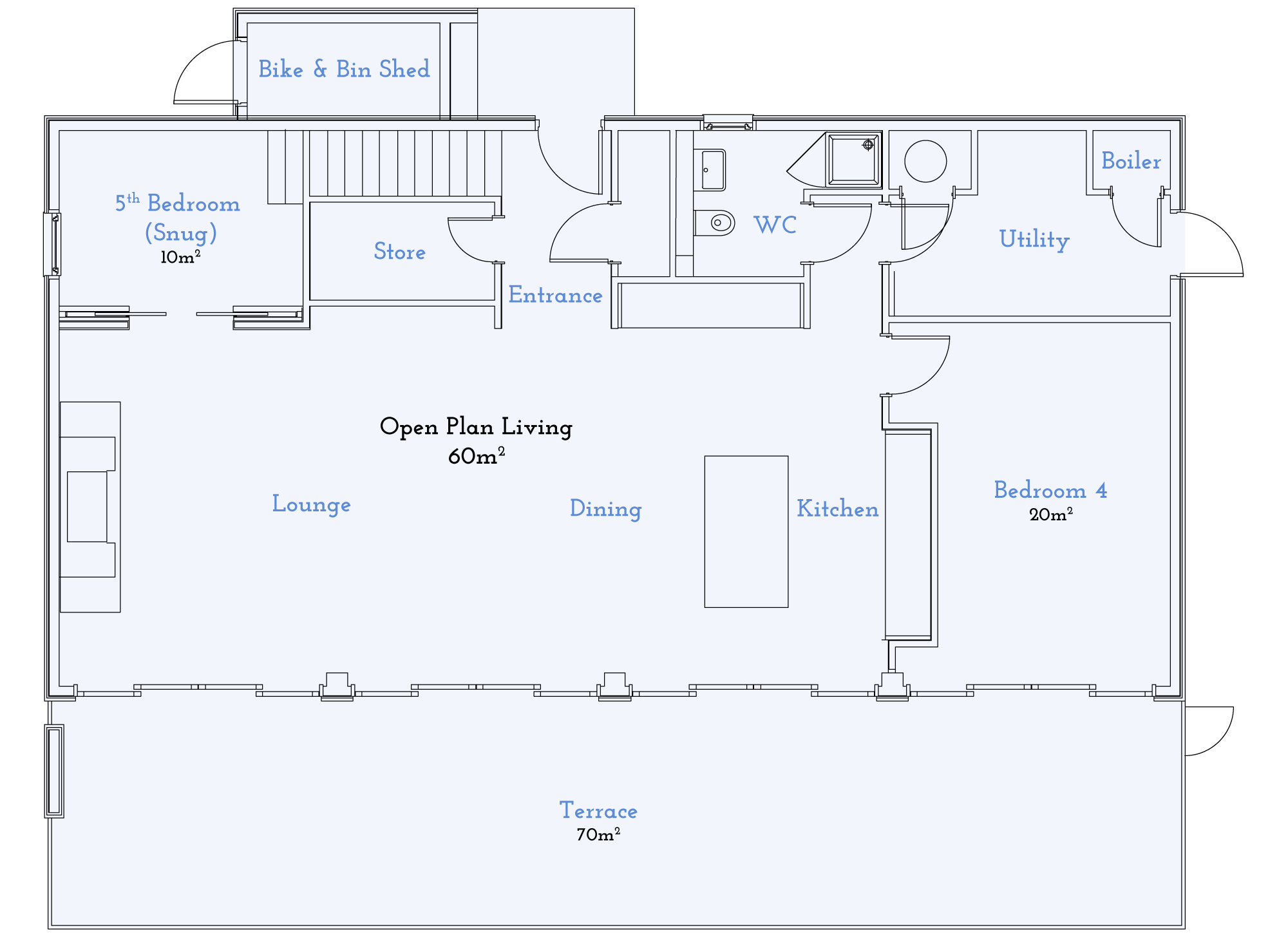 Longcross Waters Floorplan Ground Floor